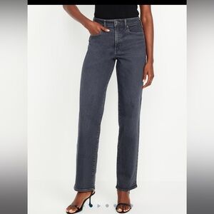 Old Navy OG Loose High Wasit 8 Tall Blue Jeans Baggy